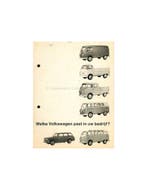 1962 VOLKSWAGEN TRANSPORTER BROCHURE NEDERLANDS, Nieuw, Volkswagen, Author