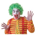 Verkleed clown pruik groen voor volwassenen - Pruiken unisex, Ophalen of Verzenden, Nieuw