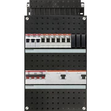 ABB groepenkast 3-fase, 6 groepen, 2 Aardlekschakelaars 4-P,, Ophalen of Verzenden, Nieuw