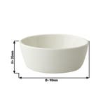 GGM Gastro | (12 stuks) Kom - Lux - Porselein - Ø90mm - |, Huis en Inrichting, Keuken | Servies, Verzenden, Nieuw, Effen