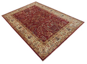 Handgeknoopte designer vloerkleed met Sarouk-patroon – Nieuw, Huis en Inrichting, Nieuw