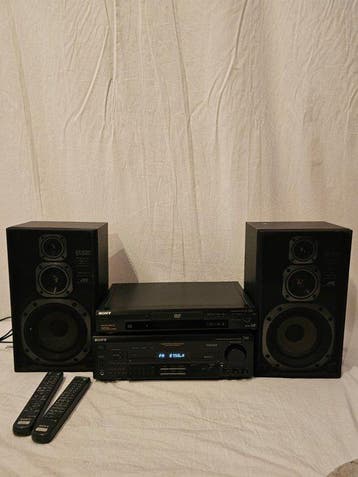 Sony, JVC - DVP-S335 + STR-DE315 + SP-E300 Hifi-set, Nieuw