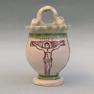Antiek Wijwatervat - 1800-1870 - Wijwatervat Gmunden, Antiek en Kunst