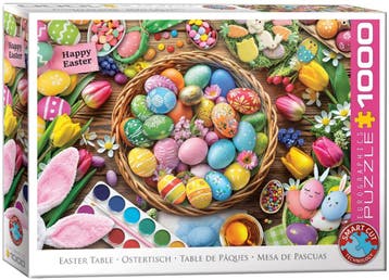 Easter Table Puzzel (1000 stukjes) | Eurographics - Puzzels, Verzenden, Nieuw