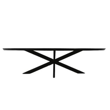 Eettafel Brandy Black | 300 cm | Ovaal | Starfurn, Ophalen of Verzenden, Nieuw