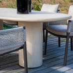 Hampton dining tuintafel ovaal mortex beige 300x110xH75 cm, Ophalen of Verzenden, Nieuw