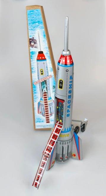 MS - Blikken speelgoed - Skyexpress Spaceship - 1990-2000 -