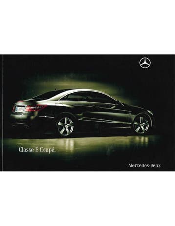 2009 MERCEDES BENZ E-KLASSE COUPÉ BROCHURE FRANS, Nieuw, Author