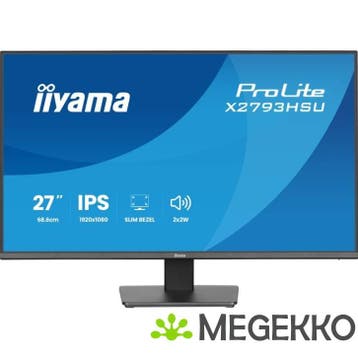 Iiyama ProLiteX2793HSU-B1 27  Full HD 120Hz IPS Monitor, Verzenden, Nieuw, Iiyama