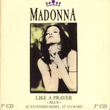 3 inch cds - Madonna - Like A Prayer, Cd's en Dvd's, Cd Singles, Verzenden, Zo goed als nieuw, Pop