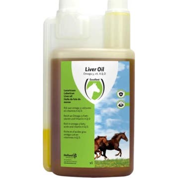 Excellent Levertraan Olie 1 liter, Verzenden, Nieuw