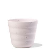 HEMA Mok 200ml aardewerk ribbels spikkels roze, Verzenden, Nieuw