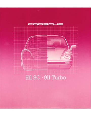 1980 PORSCHE 911 SC | TURBO BROCHURE DUITS, Boeken, Nieuw, Porsche, Author