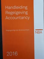 Handleiding regelgeving accountancy 2016 9789075103816, Verzenden, Zo goed als nieuw