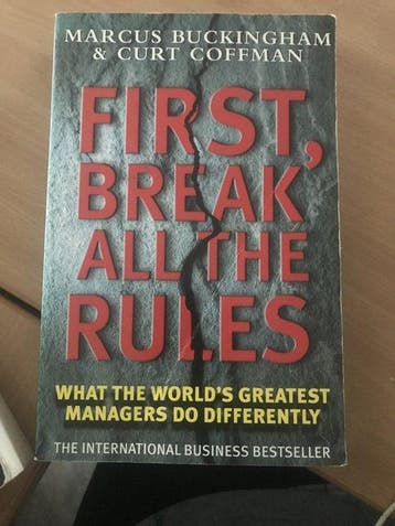 First, Break All the Rules - Marcus Buckingham 9780743219877, Verzenden, Gelezen, Marcus Buckingham