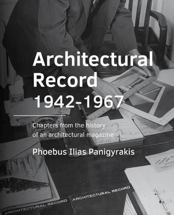 Architectural Record 1942-1967 | Phoebus Ilias Panigyrakis, Ophalen of Verzenden, Nieuw, Phoebus Ilias Panigyrakis