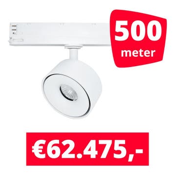 *TIP* LED Railverlichting Ultimo Wit 500 spots + 500M rails, Ophalen of Verzenden