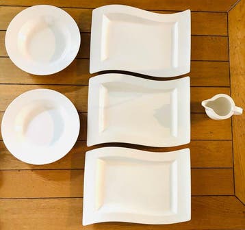 Villeroy & Boch - Serveerschaal (6) - New wave -Easy White -