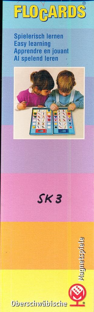 Flocards Set SK3 Taal voor Kleuters Tellen en nummers leren, Verzenden, Nieuw