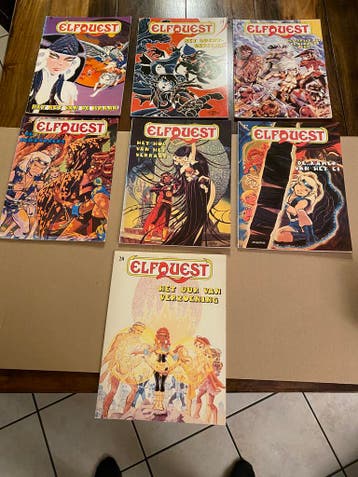 Fantasy - Elfquest - 7 Albums in één koop, Ophalen of Verzenden, Gebruikt, Boek of Spel