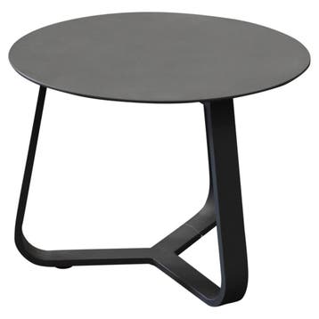 Pula lounge tuintafel 45xH35 cm rond antraciet, Tuin en Terras, Tuintafels, Ophalen of Verzenden, Nieuw, Aluminium