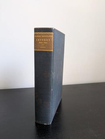 Charles Baudelaire - Lettres 1841-1866 [exemplaire de tête