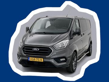 Ford Transit Custom 300 2.0 TDCI L2H1 Limited DC 170pk Navig, Automaat, Gebruikt, Leder, Diesel