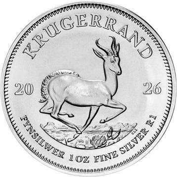 1 Troy Ounce - Zilver .999 - Krugerrand 2026 - 31,1 gram -