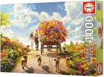 Bloemenwagen Puzzel (1000 stukjes) | Educa - Puzzels, Verzenden, Nieuw