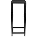 Bijzettafel - Livion Arev - Vierkant - 25x25cm - Zwart -, Ophalen of Verzenden, Nieuw, Metaal