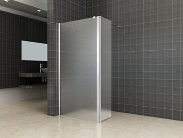 Douche zijwand+scharnierprofiel-links 350x2000 10mm NANO geh, Verzenden, Nieuw