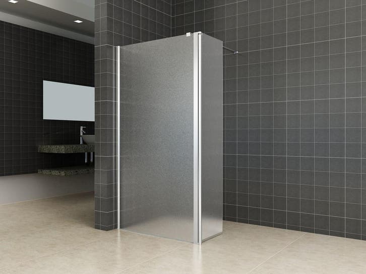 Douche zijwand+scharnierprofiel-links 350x2000 10mm NANO geh, Doe-het-zelf en Verbouw, Sanitair, Nieuw, Verzenden