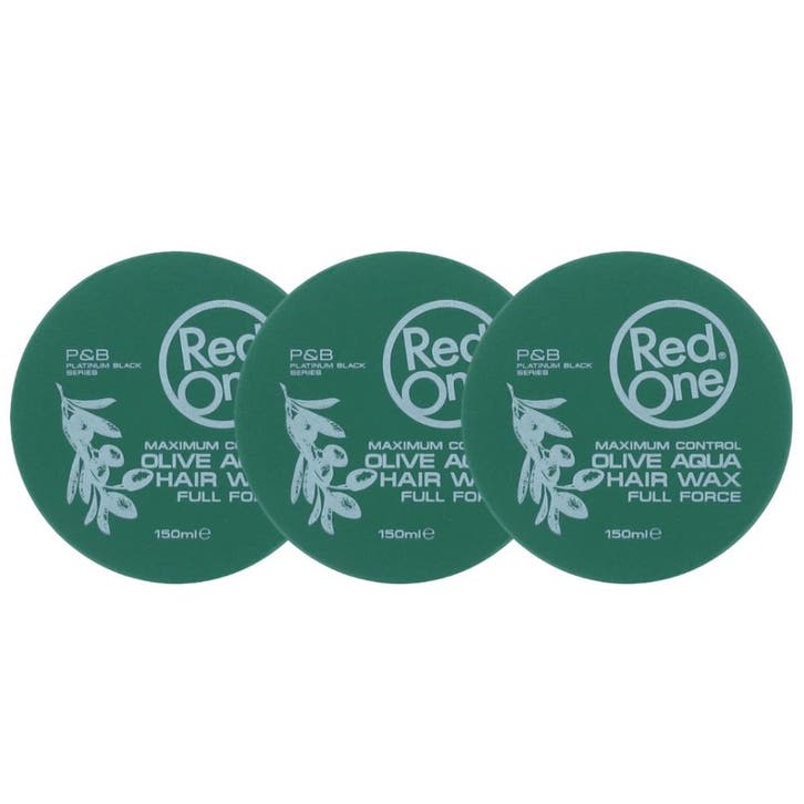 Red One Full Force Olive Aqua Wax 3x150ml, Sieraden, Tassen en Uiterlijk, Uiterlijk | Haarverzorging, Gel, Wax, Haarlak of Mousse