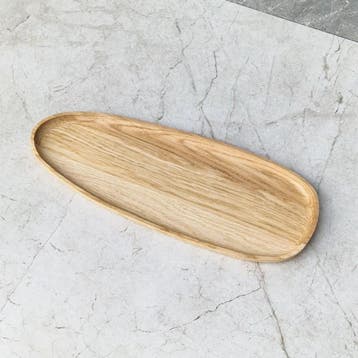 HOCHO Eiken Houten Dienblad – 350x140x15 mm – Hardwax Be, Ophalen of Verzenden, Nieuw
