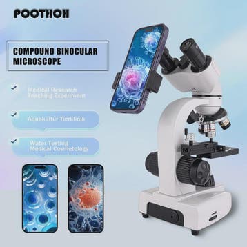HD Binoculair Microscoop: Krachtig & Veelzijdig voor Student, Audio, Tv en Foto, Verzenden, Nieuw