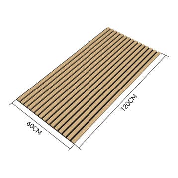 [NEU.HOLZ] Akoestisch Wandpaneel Vang set van 4 mdf 2,88 m², Doe-het-zelf en Verbouw, Verzenden, Nieuw