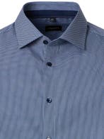 Venti Heren Overhemd Met Motief Modern Fit 226110330-100, Kleding | Heren, Verzenden, Nieuw, Blauw