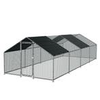 Kippenren Wels buitenren 3x8x2 m donkergroen pro.tec, Dieren en Toebehoren, Verzenden, Nieuw