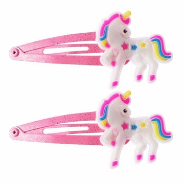 Fako Fashion - Haarspeldjes Glitter Eenhoorn / Unicorn -, Verzenden, Nieuw