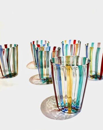 Ribes collectible Glass - Gio Ponti - Drinkset (6) -