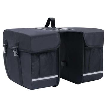 vidaXL Fietstas voor bagagedrager dubbel waterdicht 35 L, Verzenden, Nieuw