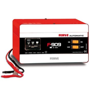 Ferve F-909 Automatic Battery Charger | 12V/24V 4-8A, Ophalen of Verzenden, Nieuw