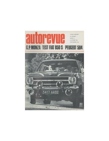 1968 AUTO REVUE MAGAZINE 19 NEDERLANDS, Nieuw, Author