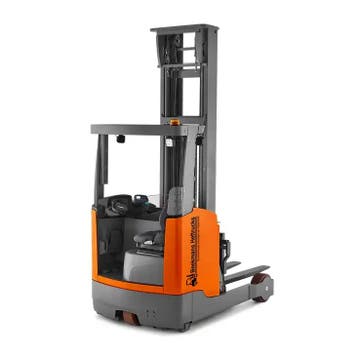 Reachtruck huren - 1400 t/m 1600kg - quatro mast -, Ophalen of Verzenden, Elektrisch, Reachtruck