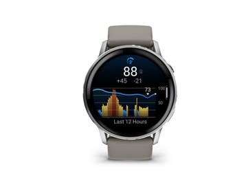 Garmin Venu 4 45mm Zilver/Grijs Smartwatch Grijs, Sieraden, Tassen en Uiterlijk, Verzenden, Zo goed als nieuw, Garmin