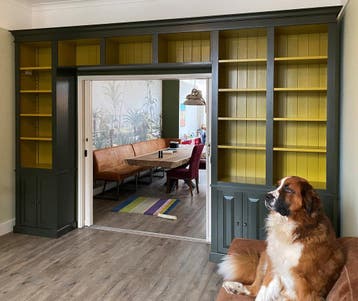 Boekenkasten op Maat gemaakt Bibliotheekkasten Massief Hout, Met deur(en), Nieuw, 200 cm of meer, Eikenhout