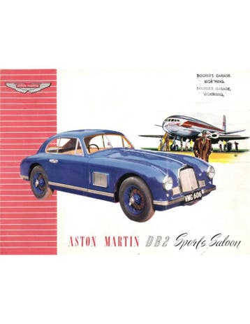 1950 ASTON MARTIN DB2 BROCHURE ENGLISH, Boeken, Nieuw, Author