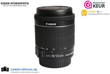 Canon EF-S 18-55mm IS STM lens met 12 maanden garantie, Ophalen of Verzenden, Zo goed als nieuw, Standaardlens, Zoom