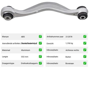 Draagarm BMW 8 Serie M 850 i xDrive (G15, F92) Van 2018-10 t, Verzenden, Nieuw, BMW