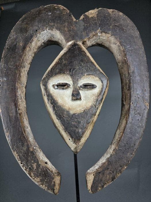 Masque Kwélé - Gabon, Antiek en Kunst, Kunst | Niet-Westerse kunst
